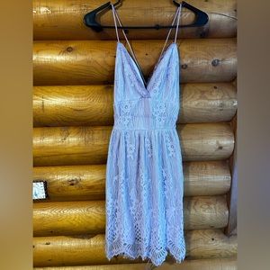 Lavender Lace Dress